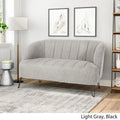 Christopher Knight Home Lupine Contemporary Fabric Loveseat with Hairpin Legs