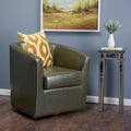 Christopher Knight Home Daymian Swivel Club Chair - Dimensions: 29" D x 30.2" W x 30.5" H