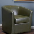 Christopher Knight Home Daymian Swivel Club Chair - Dimensions: 29" D x 30.2" W x 30.5" H