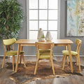 Christopher Knight Home Alma Mid-Century 5-Piece Wooden Rectangular Dining Set