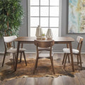 Christopher Knight Home Alma Mid-Century 5-Piece Wooden Rectangular Dining Set