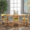 Christopher Knight Home Alma Mid-Century 5-Piece Wooden Rectangular Dining Set