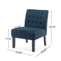Christopher Knight Home Lewis Tufted Fabric Accent Chair