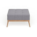 Christopher Knight Home Carson Lund Mid-Century Tufted Fabric Square Ottoman
