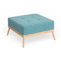 Christopher Knight Home Carson Lund Mid-Century Tufted Fabric Square Ottoman