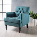 Christopher Knight Home Malone Tufted Back Fabric Club Chair - Dimensions: 28" L x 29.5" W x 33.5" H
