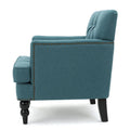 Christopher Knight Home Malone Tufted Back Fabric Club Chair - Dimensions: 28" L x 29.5" W x 33.5" H