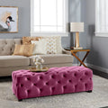 Christopher Knight Home Piper Glam Tufted Velvet Ottoman Bench