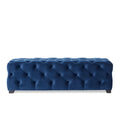 Christopher Knight Home Piper Glam Tufted Velvet Ottoman Bench