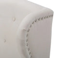 Set of 2 Niclas Wingback Studded Fabric Accent Chairs by Christopher Knight Home