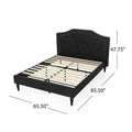 Christopher Knight Home Elinor Queen Upholstered Platform Bed
