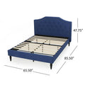 Christopher Knight Home Elinor Queen Upholstered Platform Bed