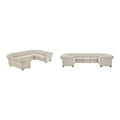 Gdansk 9-Person U-Shaped Chesterfield Sectional Sofa
