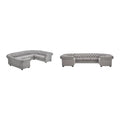 Gdansk 9-Person U-Shaped Chesterfield Sectional Sofa