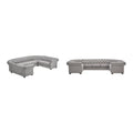Gdansk 9-Person U-Shaped Chesterfield Sectional Sofa