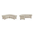 Gdansk 5-Person L-Shaped Chesterfield Sectional Sofa