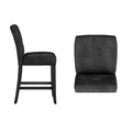Brda Keyhole Counter Height High Back Stools - Set of 2
