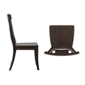Set of 2 Ronda Wooden Dining Chairs with Panel Back