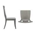 Set of 2 Ronda Wooden Dining Chairs with Panel Back