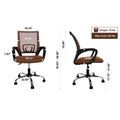 Adjustable Ergonomic Office Chair with Breathable Mesh, Lumbar Support, and 360-Degree Swivel Wheels for Enhanced Mobility