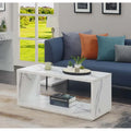 Northfield Admiral Coffee Table with Shelf by Convenience Concepts