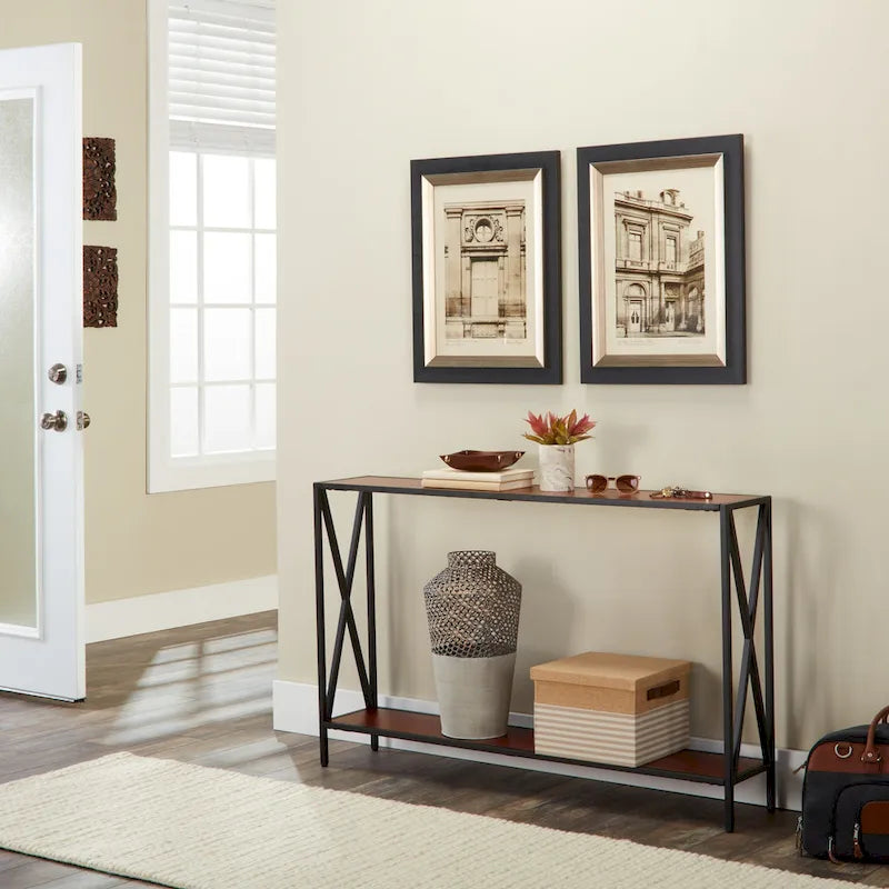 Tucson Console Table with Shelf by Convenience Concepts