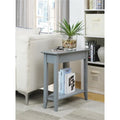 American Heritage Wedge End Table with Shelf by Convenience Concepts