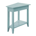 American Heritage Wedge End Table with Shelf by Convenience Concepts