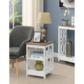 Convenience Concepts Town Square End Table Featuring Shelves