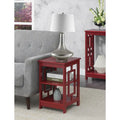 Convenience Concepts Town Square End Table Featuring Shelves