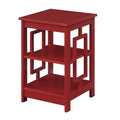 Convenience Concepts Town Square End Table Featuring Shelves