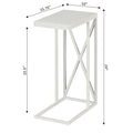 Tucson C-Shaped End Table by Convenience Concepts