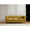 Square Design Sofa with Line Tufting