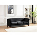 Square Design Sofa with Line Tufting