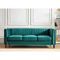 Square Design Sofa with Line Tufting