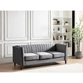 Square Design Sofa with Line Tufting