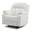 Copper Grove Sorgenfri Faux Leather Reclining Rocker Chair