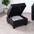 Convertible DIY Modular Sleeper Sectional Sofa Collection with Storage Seats - Perfect for Your Living Room