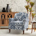 Giampiero Upholstered Wooden Armchair with Nailhead Accents by HULALA HOME