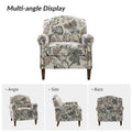 Giampiero Upholstered Wooden Armchair with Nailhead Accents by HULALA HOME