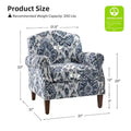 Giampiero Upholstered Wooden Armchair with Nailhead Accents by HULALA HOME