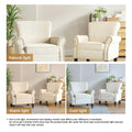 Nailhead Trimmed Living Room Armchair - Dimensions: 29.9W x 29.9H x 32.9D