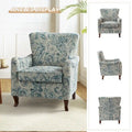 Set of 2 Samouel Contemporary Floral Wingback Armchairs by HULALA HOME