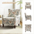 Set of 2 Samouel Contemporary Floral Wingback Armchairs by HULALA HOME