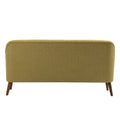 Porthos Home Ruth Small Fabric Loveseat Sofa with Rubberwood Frame