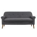 Porthos Home Ruth Small Fabric Loveseat Sofa with Rubberwood Frame