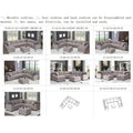 Versatile Reversible Sectional Sofa with Flexible Configuration