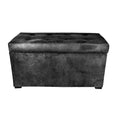 MJL Furniture Angela 8-Button Tufted Storage Bench with Trunk