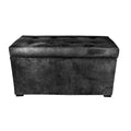 MJL Furniture Angela 8-Button Tufted Storage Bench with Trunk