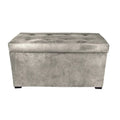 MJL Furniture Angela 8-Button Tufted Storage Bench with Trunk
